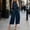 Blue, variant on mihongmao Elegant Outfits for Ladies 2026 Holiday Party Sets Fahion Women's 2 Piece Sleeveless Crop Tops Cropped Pants Set Solid Navy L