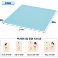 thumbnail image 7 of PayLessHere 2 Inch Gel Memory Foam Mattress Topper/Easy to Clean (King), 7 of 7