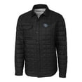 thumbnail image 2 of Men's Cutter & Buck Black Lehigh Valley IronPigs Rainier PrimaLoft Eco Insulated Quilted Button-Up Shacket, 2 of 3