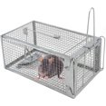 thumbnail image 1 of Trampa para ratones, trampas humanas para jaulas para ratas, trampa de captura, trampa para jaulas para ratones, roedores, ratones de campo para interiores y exteriores Rojo Verde MX-0132552FYD, 1 of 5