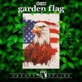 thumbnail image 2 of G128 Patriotic Bald Eagle Garden Flag 12x18 In Double Sided Independence Day Yard Garden Lawn Decoration, 2 of 8