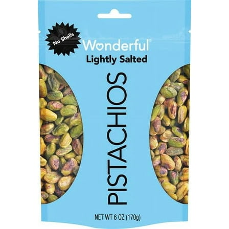 Wonderful Pistachio Lightly Salted Shelled Pistachios, 6 OZ ( Pack of 2 )