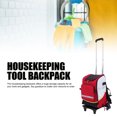 thumbnail image 3 of Sac à Dos pour Outils Roulant, Sac Organisateur d'Outils Grande Capacité avec Barre de Traction pour Montée d'Escalier, Sac à Dos pour Outils Roulant pour Électricien Sac à Outils Robuste sur Roue 35 L, 3 of 7