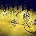 thumbnail image 2 of LINLIN Solar Metal String Fairy Lights, 3.5M 10LED Pineapple Light String Waterproof Fairy String Lights Moroccan Wrought Iron Lamp for Indoor Outdoor Garden Patio, 2 of 7