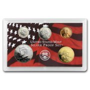 2002 Silver Proof Set - U.S. Mint 10-Coin Set - Includes Silver State Quarters