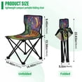 thumbnail image 3 of Folding Chair Camping Chair For Camping Picnicking Outdoor Beach and Travel Sleeping Corgi in A Treasure Chest, 3 of 8