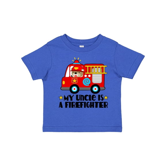 Inktastic Fireman Uncle is a Firefighter Boys or Girls Toddler T-Shirt