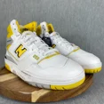 thumbnail image 2 of New Balance 650R Shoes Mens Size 9 White Sneakers High Top Honeycomb Yellow, 2 of 6