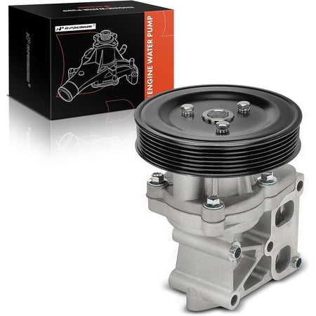 A-Premium Engine Water Pump with Gasket Compatible with Jeep Cherokee, Compass, Patriot, Renegade & Dodge Journey, Avenger, Dart, Caliber & Chrysler 200, Sebring & Fiat 500X & Ram ProMaster City