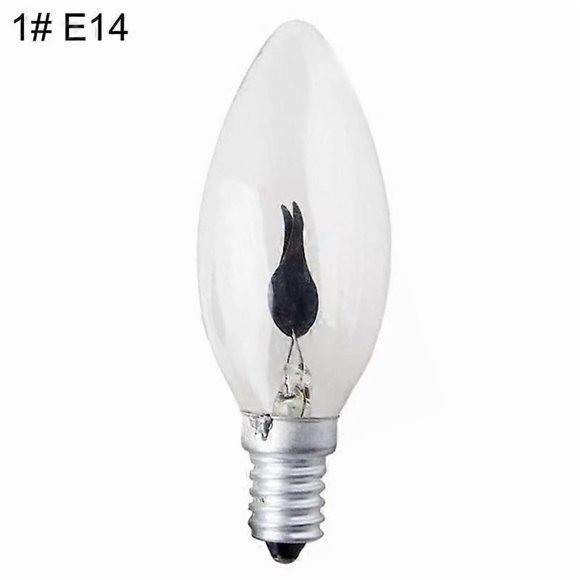 (1-E14)3W 220V E14/E27 LED Simulation Flicker Flame Candle Light Bulb Decorative Lamp JIKAIX