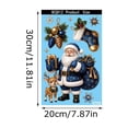 thumbnail image 3 of Christmas Window Clings Winter Decorations, Removable Christmas Window Stickers for Glass Windows, Xmas Door Decor Wall Decal Holiday Party Supplies, 3 of 5