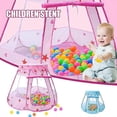 thumbnail image 5 of 26-27 Popup Princess Tent with Colorful Star Print Foldable Portable Durable Easy to Store Lightweight Best Gift for Girls, 5 of 5