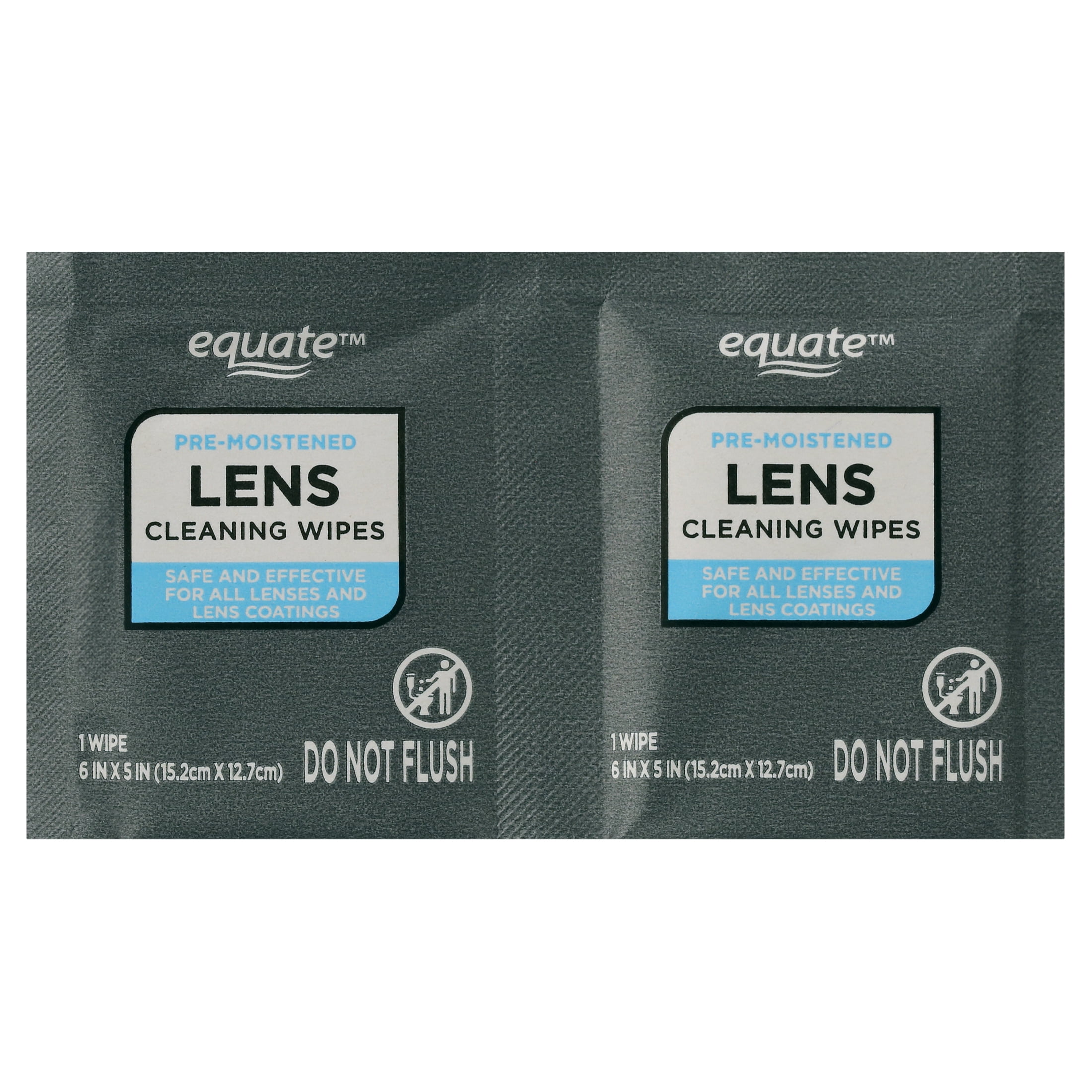 Equate Pre-Moistened Lens Wipes 50 count