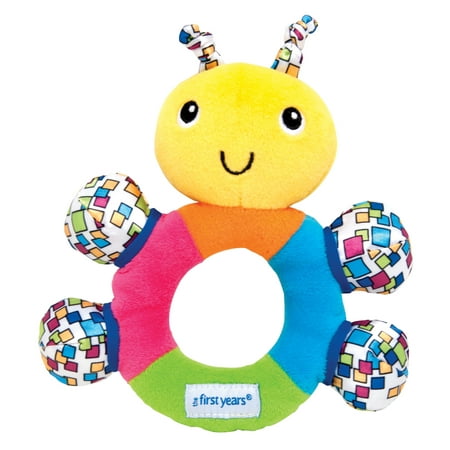 The First Years My First Rattle, Baby Learning Toy With Soft Teething Surfaces & High Contrast (Best Toys For Babies First Year)