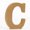 Khaki C, variant on ZZwxWA Holiday Saving Wood Wooden Letters Log Alphabet Wedding Birthday Party Home Decorations