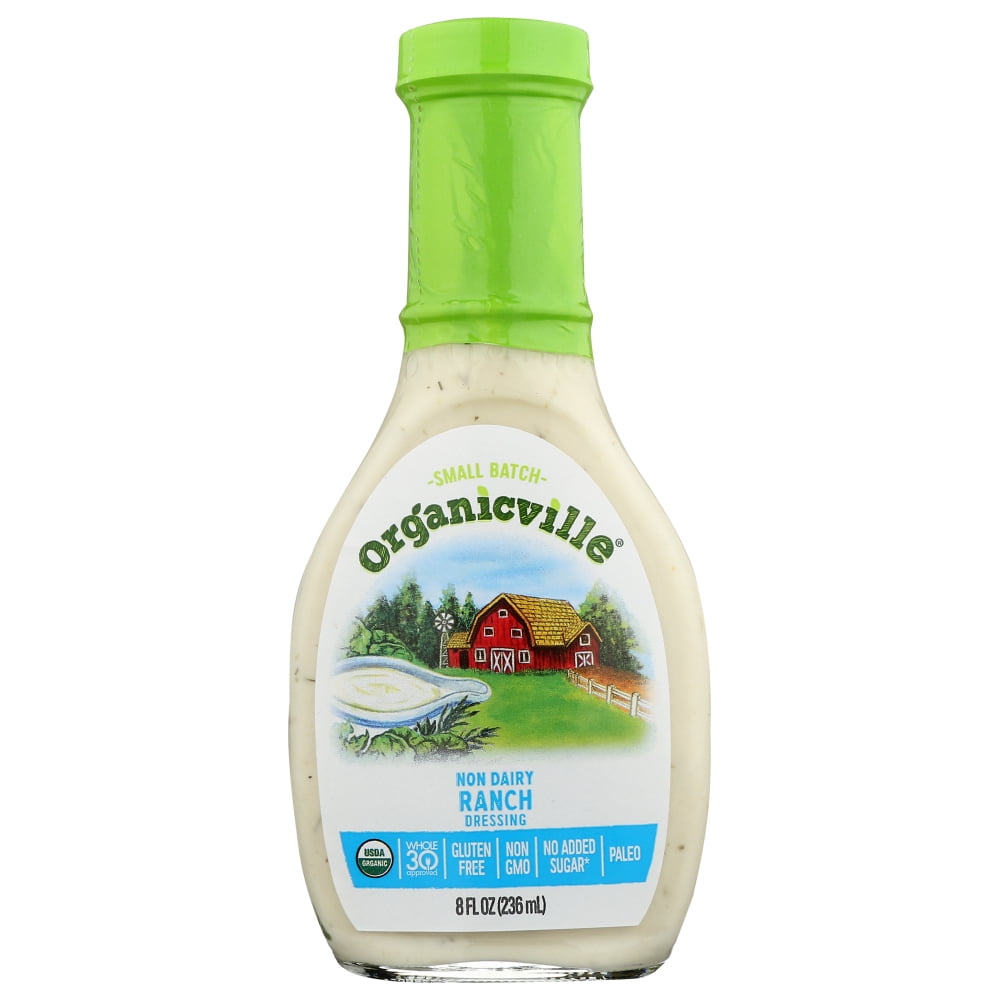 Organicville Non Dairy Ranch Dressing, 8 Fl Oz