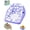 Purple, variant on 3-in-1 Inflatable Pool Lounge Chair Sofa with Cup Holder Floats Loungers Adult Floating Recliner Lounge Blow up Floating Hammock Pool Noodles