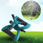 Riousery Rotary 3-Arm Garden Sprinkler, Automatic 360 Degree Rotating Water Sprinkler System for Lawn Irrigation, Yard, Flowerbeds, and Summer Cooling (9.45 inches / 24 cm)