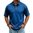 thumbnail image 2 of Mens Polo Shirts Summer Golf Beach Short Sleeve Collared Quick Dry Lightweight Regular Fit Shirt, 3XL, 2 of 7