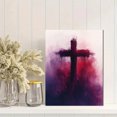 thumbnail image 2 of Qisvanset 12x16 Inch With Frame 2D Flat Wall Art Ash Wednesday Lent Cross Catholic Easter Home Wall Decor, 2 of 8