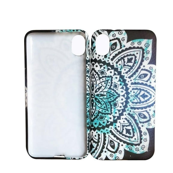 For Motorola Moto E6 XT2005DL XT2005 XT2005-1PP 2019 TPU 1-Piece Cover Cell Phone Case - TPU Blue Abstract