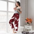 thumbnail image 5 of Sikiie Christmas Buffalo Plaid Women’s Ultra-Soft Comfy Lounge Pants Sleepwear Comfy Lounge Pants Drawstring Sleep Bottoms with PocketsLarge, 5 of 6