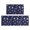 Astronaut and Planet Blue Pattern, variant on Unicorn and Rainbow Purple Pattern Anti Fatigue Kitchen Rugs Set Of 2, Non Slip Washable Decorative Floor Mats for Kitchen Sink Laundry, 17"x30" and 17"x47"