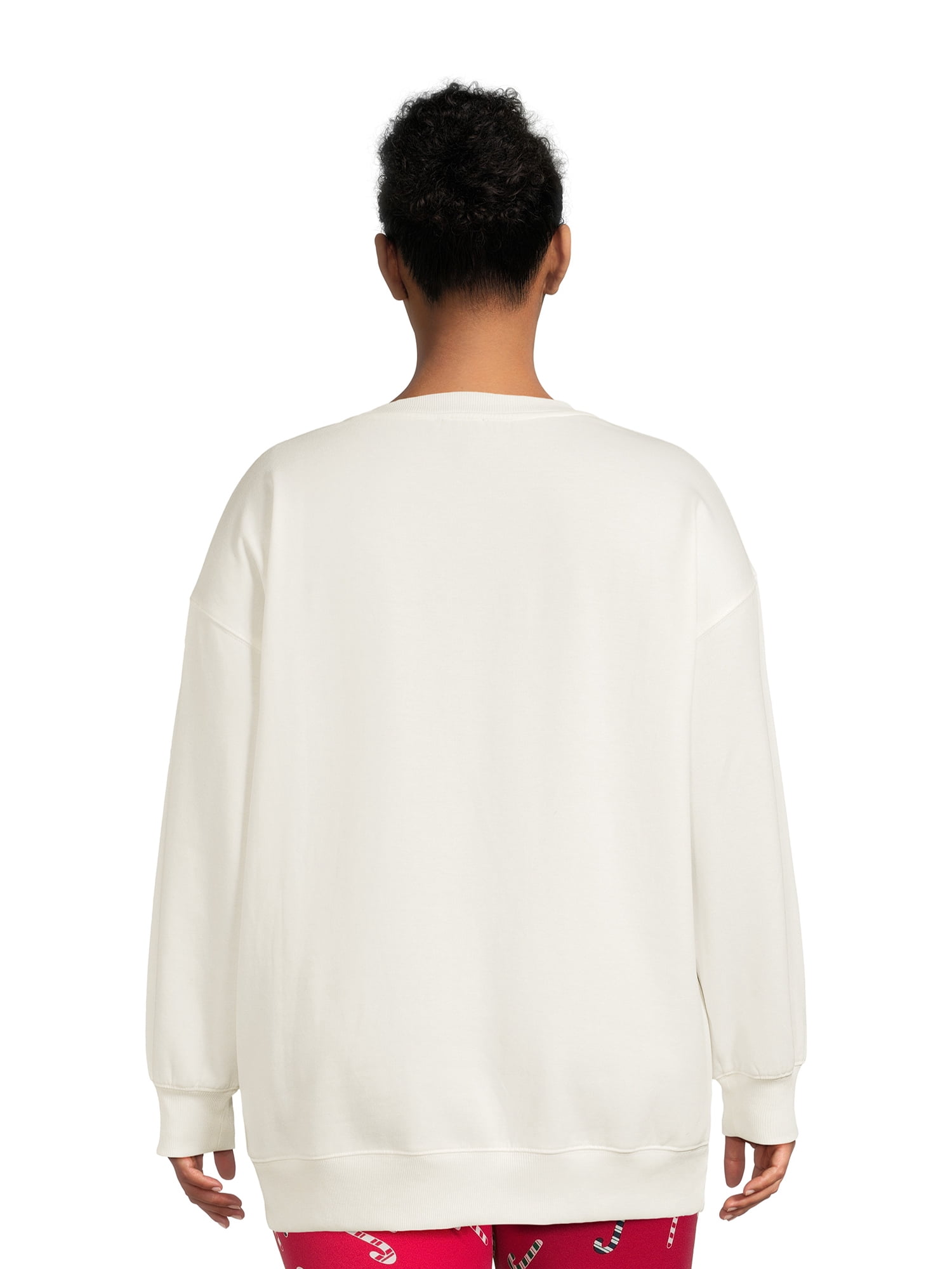 Christmas Women's Plus Size Merry Embroidered Sweatshirt from Feeling Festive