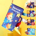 thumbnail image 1 of Feltree Interactive Chewable Cloth Book with Sound and Soft Tails for Baby Early Learning - Tearproof Sensory Toy, 1 of 7