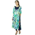 thumbnail image 4 of Bimba Designer Floral Kurti Maxi Classic Chic Kurta Dress Ethnic Boho Clothing, 4 of 8