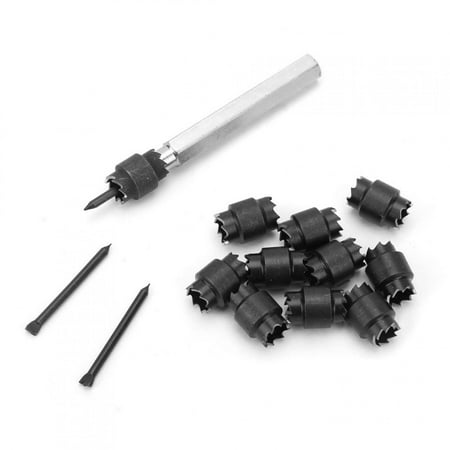

13pcs 3/8 HSS Double Sided Rotary Spot Weld Cutter Drill Bit Remover Tool Kit