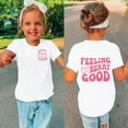 thumbnail image 2 of Ruyang Kids Letter Print T Shirt Short Sleeve Summer Basic Tees Tops Loose Fit Soft Vacation Clothes for Baby Toddler Funny, 2 of 7