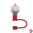 thumbnail image 1 of Christmas Straw Covers Cap Straw Toppers For Tumblers Cup P5 Accessories F7L5, 1 of 9