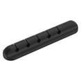 thumbnail image 2 of Desk Cable Manager,Black Cable Holder Clips Desktop Silicone Cord Manager Cable Holder Clips Proven Performance, 2 of 12