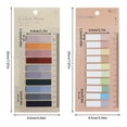 800 Pcs Morandi Sticky Tabs, Book Tabs For Annotating Books, 4 Pack