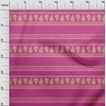 thumbnail image 3 of oneOone Polyester Spandex Fuschia Pink Fabric Asian Paisley Block Diy Clothing Quilting Fabric Print Fabric By Yard 56 Inch Wide, 3 of 4