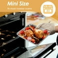 thumbnail image 3 of Toaster Oven Tray and Rack Set, 9.3’’ x 7’’ x 1’’, Stainless Steel Toaster Oven Pan Broiler Pan, Non Toxic & Healthy, Easy Clean & Dishwasher Safe, 3 of 3