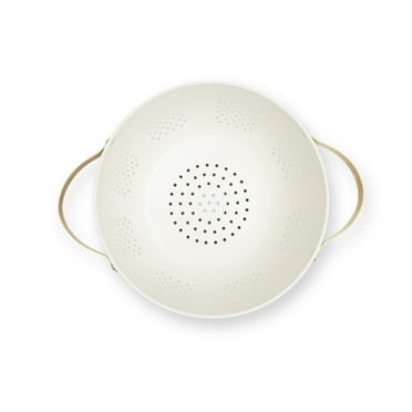 Thyme & Table Cream and Gold Colander