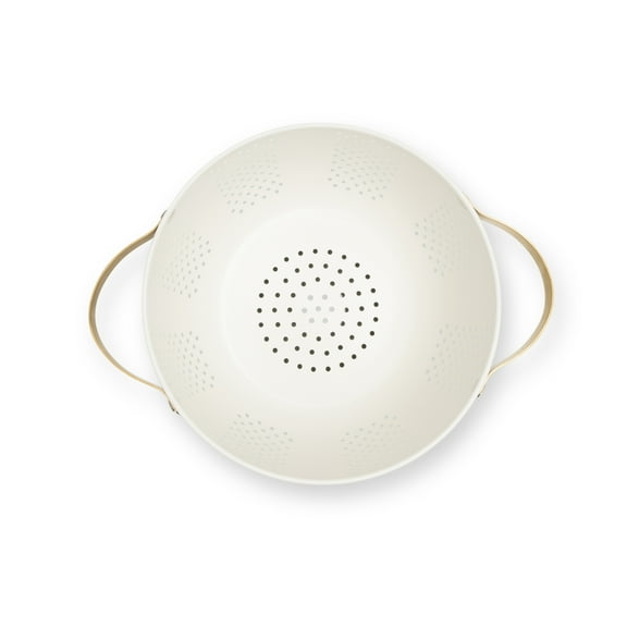Thyme & Table Cream and Gold Colander