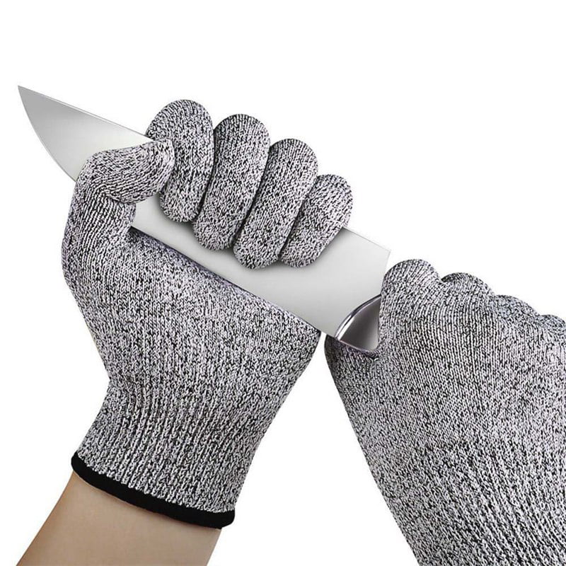1 Pair Safety Cut Proof Stab Resistant Stainless Steel Metal Mesh Butcher Glove