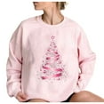 thumbnail image 2 of Tarmeek Ugly Christmas Sweaters for Women Funny Xmas Tree Print Long Sleeve Christmas Shirts Novelty Xmas Crewneck Ugly Christmas Sweatshirts Christmas Gifts for Women, 2 of 5