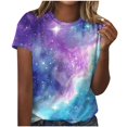 thumbnail image 1 of Camisetas Casuales de Manga Corta con Cuello de Tripulación Impresa de San Valentín Tee Gráfica Ligera Top 95% Poliéster 5% Elastano para el Uso Diario, Camiseta de Moda Cómoda, 1 of 9