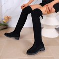 thumbnail image 6 of Yeahitch Boots for Women Knee High Breathable Womens Winter Boots Chunky Heel Tall Boots, 6 of 8