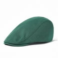 thumbnail image 1 of Gorro de lana de pato sencillo de color liso para hombre y mujer, gorro de otoño con visera ancha, gorro Bailey, 1 of 6