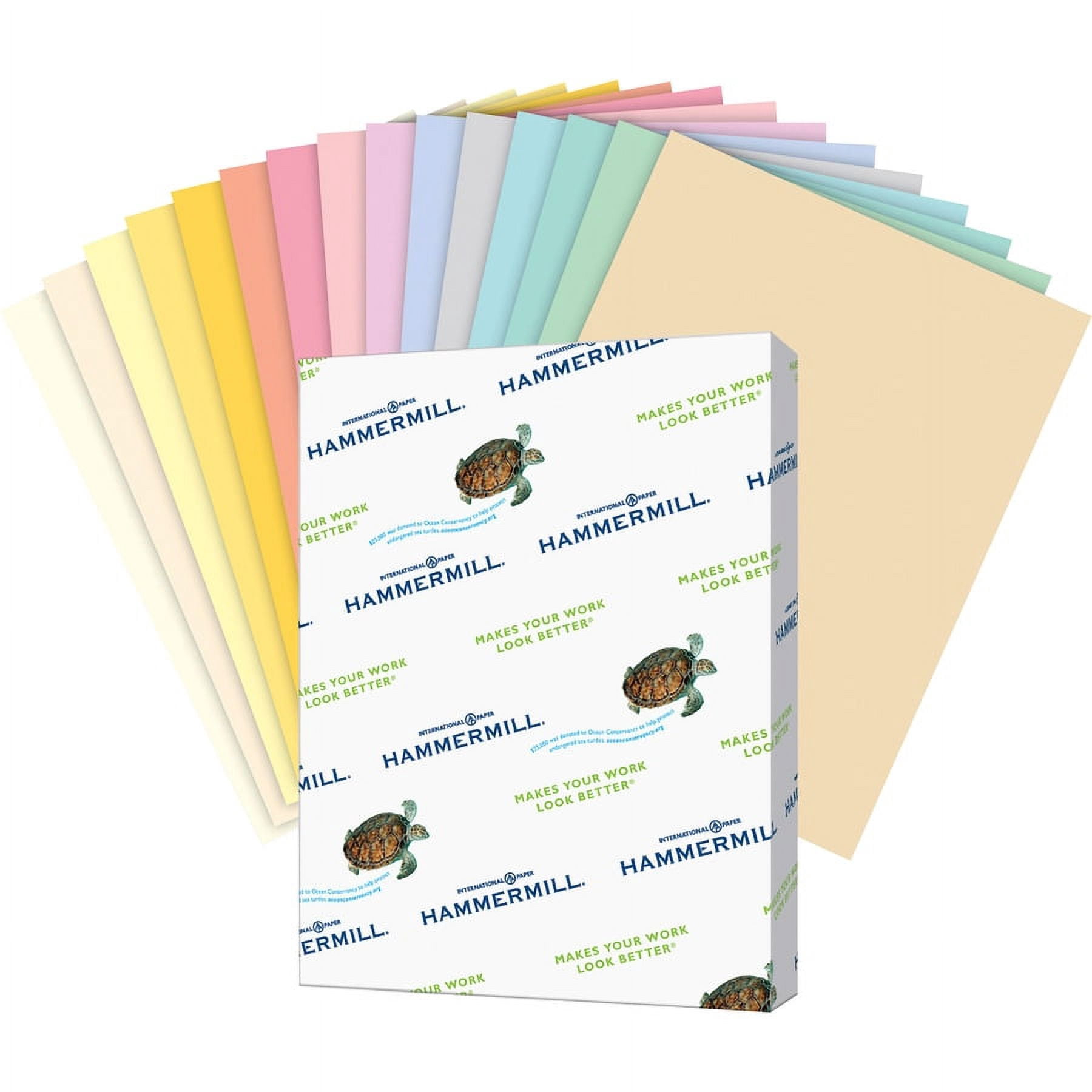 Hammermill 8.5" x 11" Colored Copy Paper 20 lbs. Canary 500 Sheets/Ream 10/Reams (103341CT)