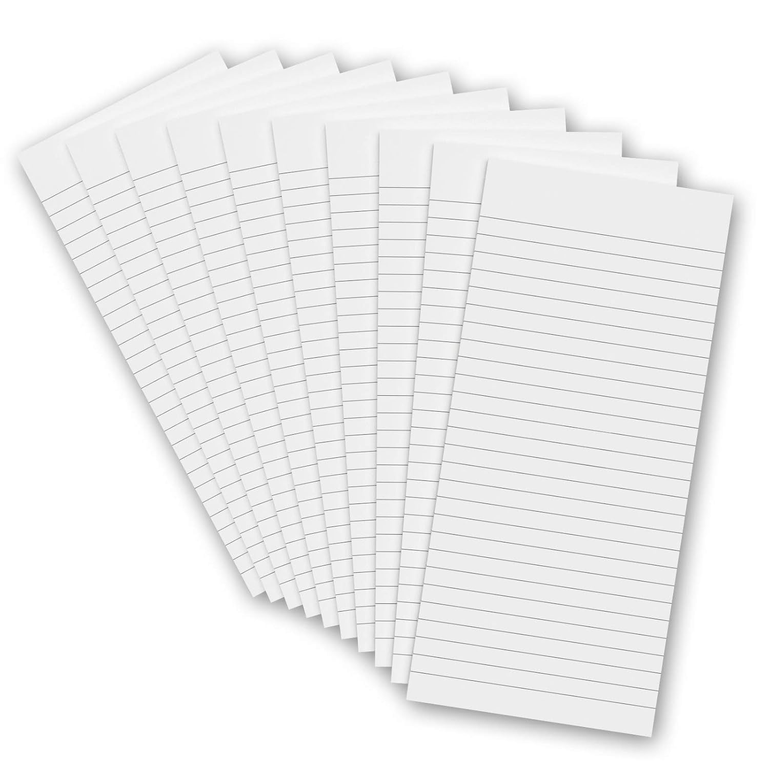 The Clipboard Shop 3.75" x 8.25" 10 Pack Notepads Office Product