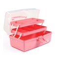 thumbnail image 1 of Boîte de Rangement Polyvalente à Trois Couches 12 Po, Boîte à Outils Pliable, 1 of 5
