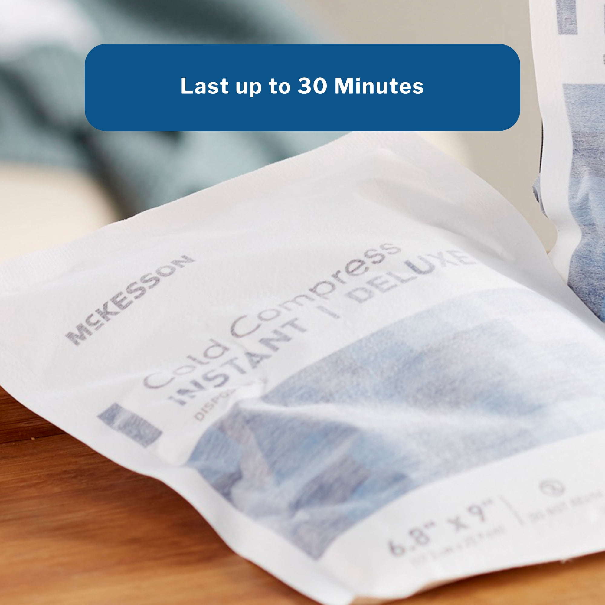McKesson Cold Compress for Injury, Instant Cold Pack, 6 4/5 in x 9 in, 1 Count, 24 Packs, 24 Total