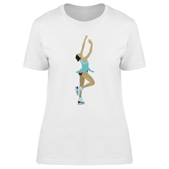 Colored Figure Skating T-Shirt Women -Image by Shutterstock, Female 3X-Large