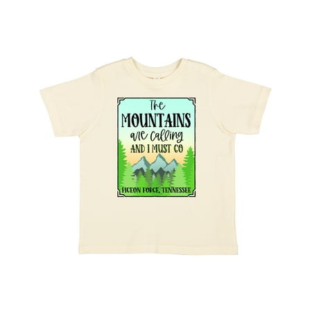 

Inktastic The Mountains Are Calling- Pigeon Forge Tennessee Gift Toddler Boy or Toddler Girl T-Shirt